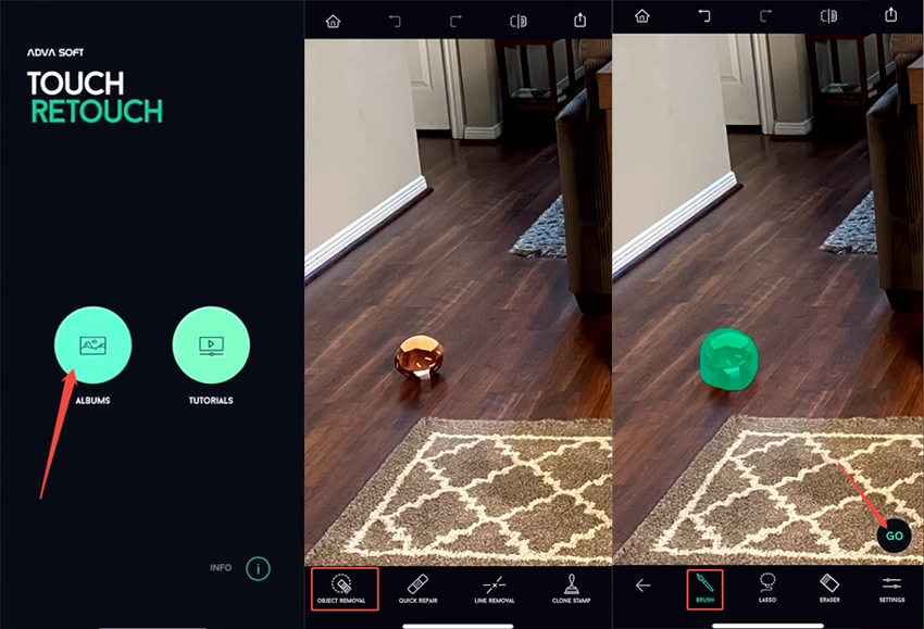 touchretouch app with blemish remover