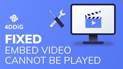 embed video cannot be played