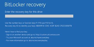 bitlocker keeps asking for recovery key